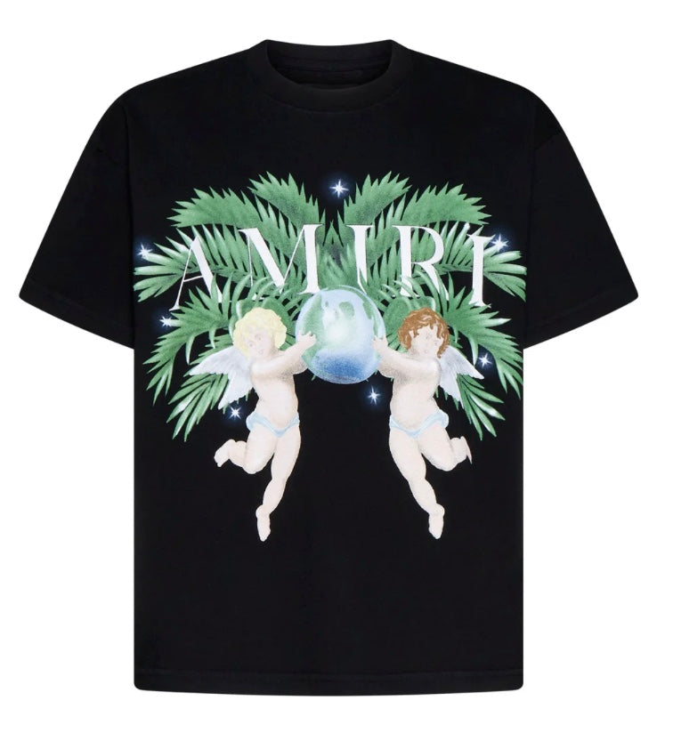 Amiri Graphic Printed Crewneck T-Shirt