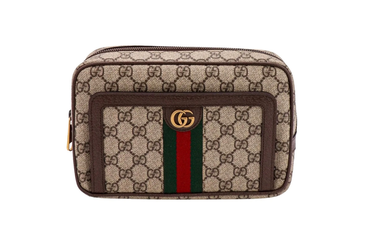 Gucci Ophidia Monogrammed Clutch Bag