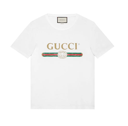 Gucci Washed Jersey Oversize T-Shirt 'White'