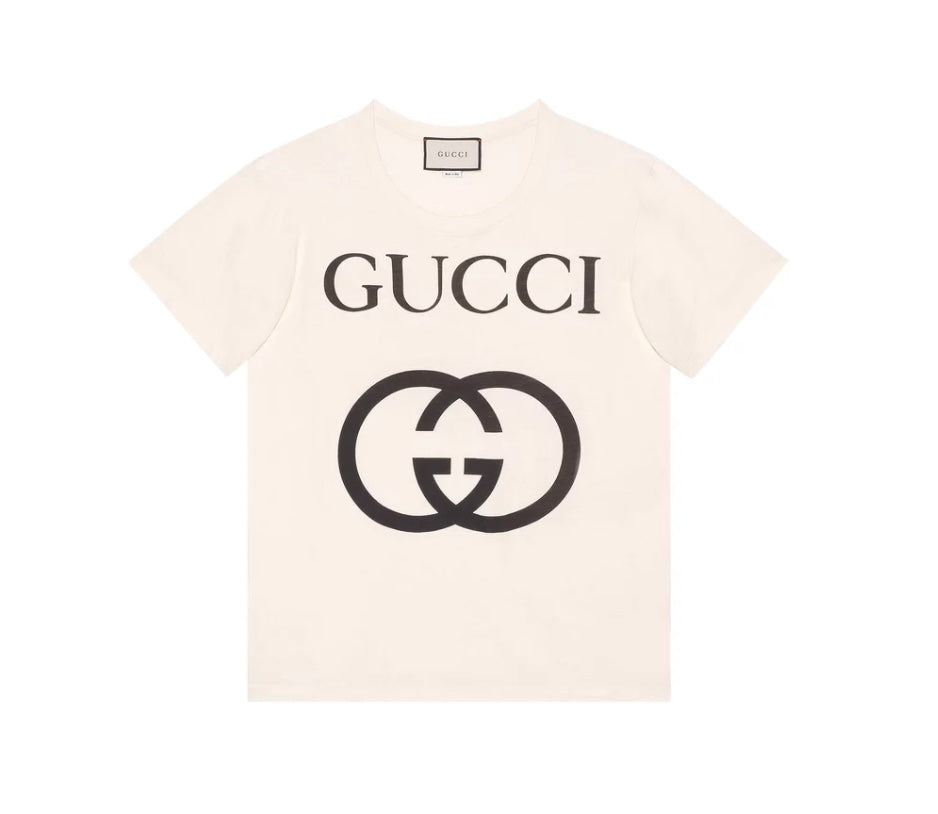 Gucci Oversize T-Shirt With Interlocking G 'Off White'