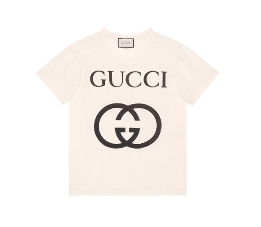 Gucci Oversize T-Shirt With Interlocking G 'Off White'