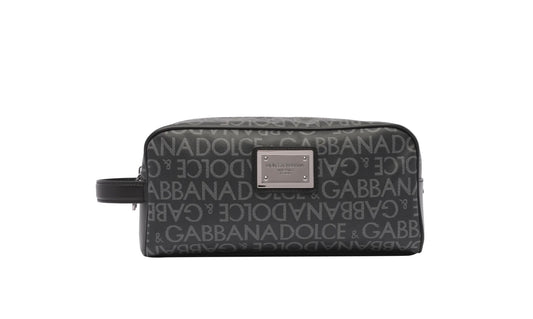 Dolce & Gabbana Logo Plaque Wash Bag