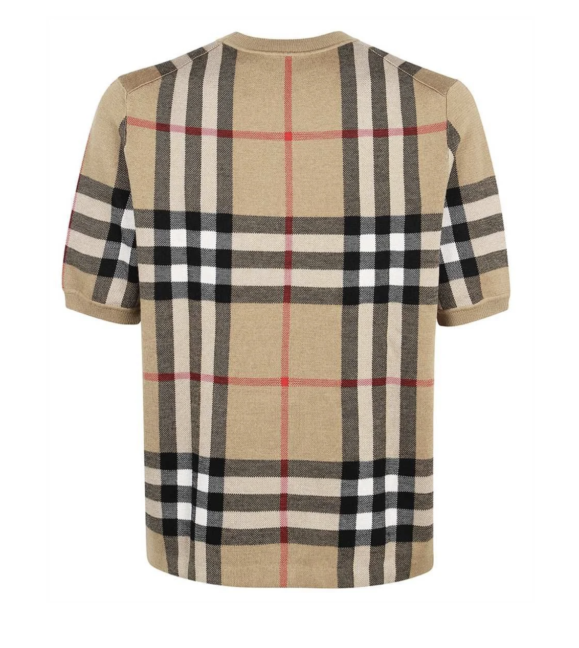 Burberry Vintage Check Short-Sleeved Knitted T-Shirt