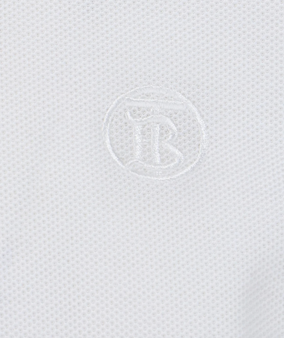 Burberry Logo Embroidered Short Sleeved Polo Shirt