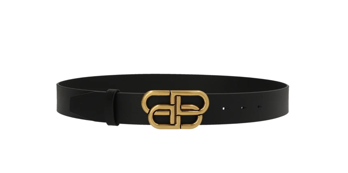 Balenciaga BB Logo Buckle Belt