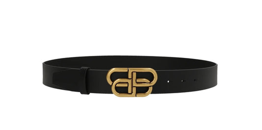 Balenciaga BB Logo Buckle Belt