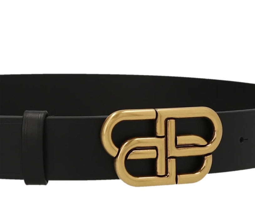 Balenciaga BB Logo Buckle Belt