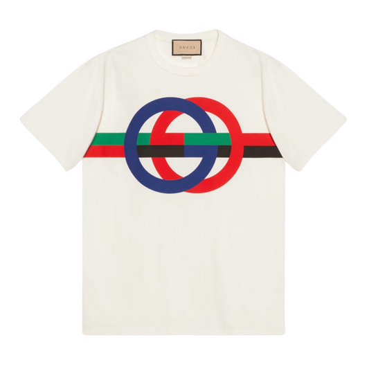 Gucci Round GG Print Cotton T-SHIRT